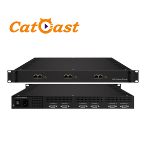Multi-canale SD H.264 Encoder CVBS SDI to IP converter headend digitale terrestre digitale IPTV headend digitale