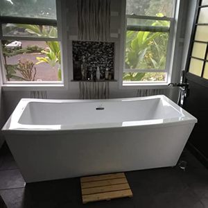 低最小起订量天然竹制浴垫淋浴垫浴缸防水桑拿水疗台阶防滑浴室地垫 - Product Image 4