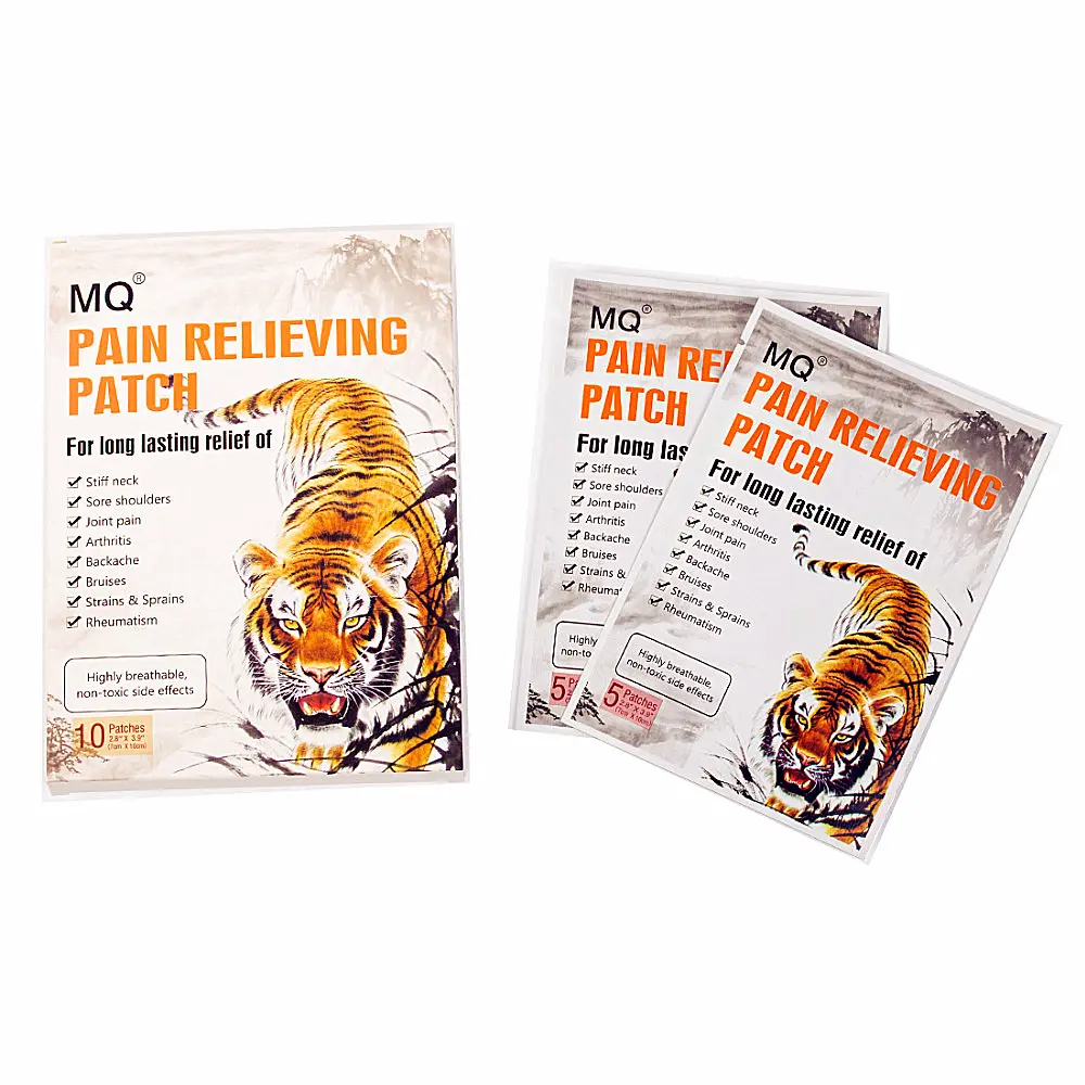2020 nuevo producto venta caliente MQ bálsamo para aliviar el dolor parche artritis espalda reumática Tigre parche para el dolor