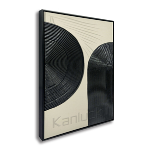 Bộ 2 100% Sơn Tay 3D Độ Dày Hiện Đại Trừu Tượng Canvas Vẽ Tranh Nghệ Thuật Với Khung Cho Tường Trang Trí - Product Image 6