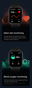 VZL54 Hombres Mujeres Android Ios Smartwatch Pulsera 1,83 "Pantalla Multifunción Seguimiento DE SALUD Deporte Reloj inteligente - Product Image 5