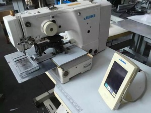 Seconda mano originale Jukis 210EN modello 1306 macchina da cucire per Computer di programmazione trasmissione a cinghia motore Stepper 130*60mm - Product Image 2