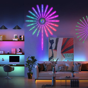 <span class=keywords><strong>LED</strong></span>装飾雰囲気ライトRGB色変更5Vフェスティバルカラフル花火ライトストリップセット - Product Image 4