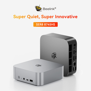 Beelink SER8 AMD 8745HS Mini PC 24G + 1TB Tipo-C/1/DP Salida de pantalla triple Wifi6 BT Win11 Computadora industrial para el trabajo de juegos