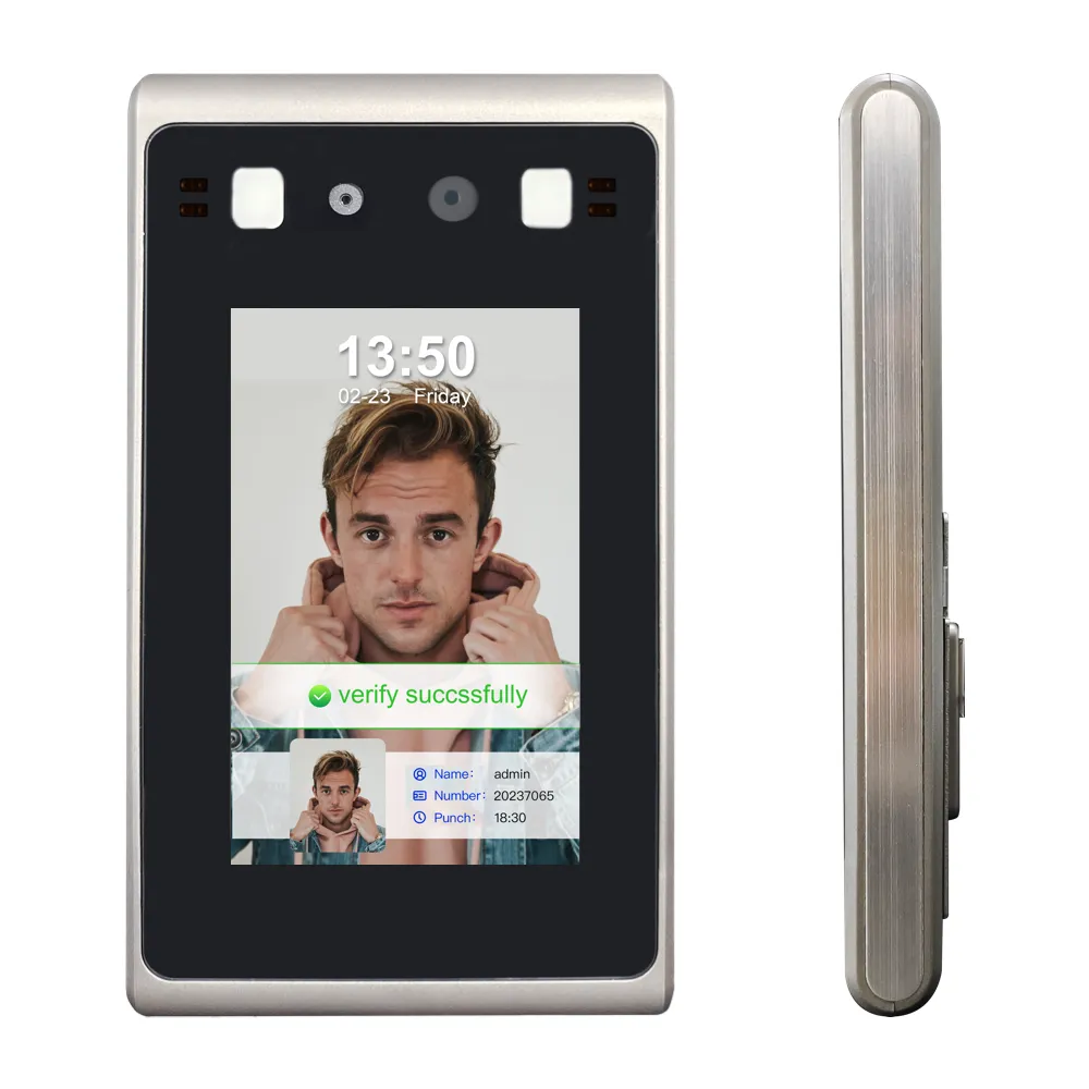 Lock Door Access Control System Cheap Living Face Recognition Time Attendance Biometric