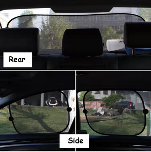 פופולרי 5Pcs רכב חלון שמשיות 3D Photocatalyst רשת מגן שמש שמשיות רכב עם פראייר עבור טויוטה קאמרי - Product Image 4