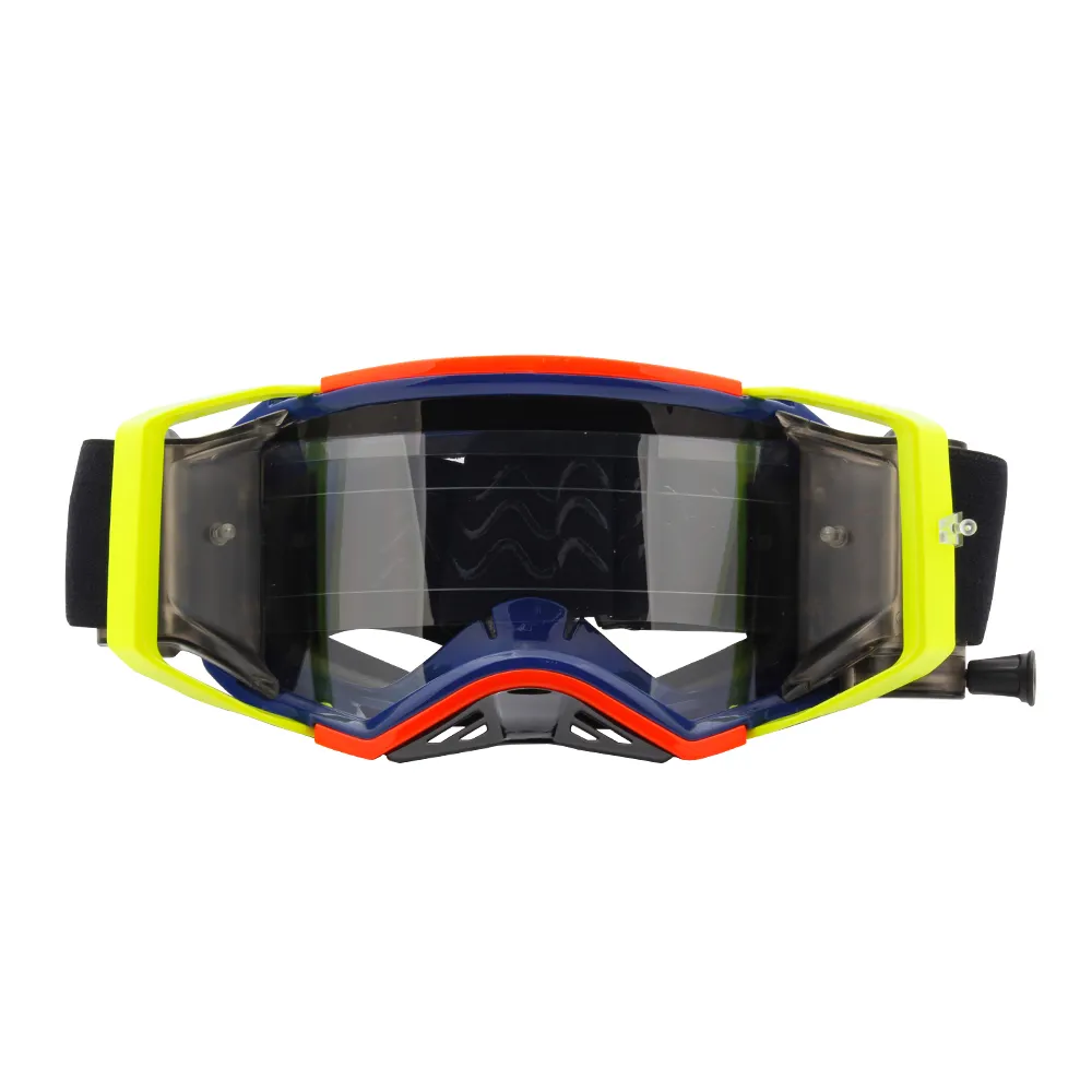 Anti Fog Uv 400 Dirt Bike Riding Goggles Ce Kwaliteit Roll Offs Motocross Goggles