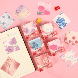 复古玫瑰盒记事本创意学生DIY手册材料笔记纸 - Product Image 2