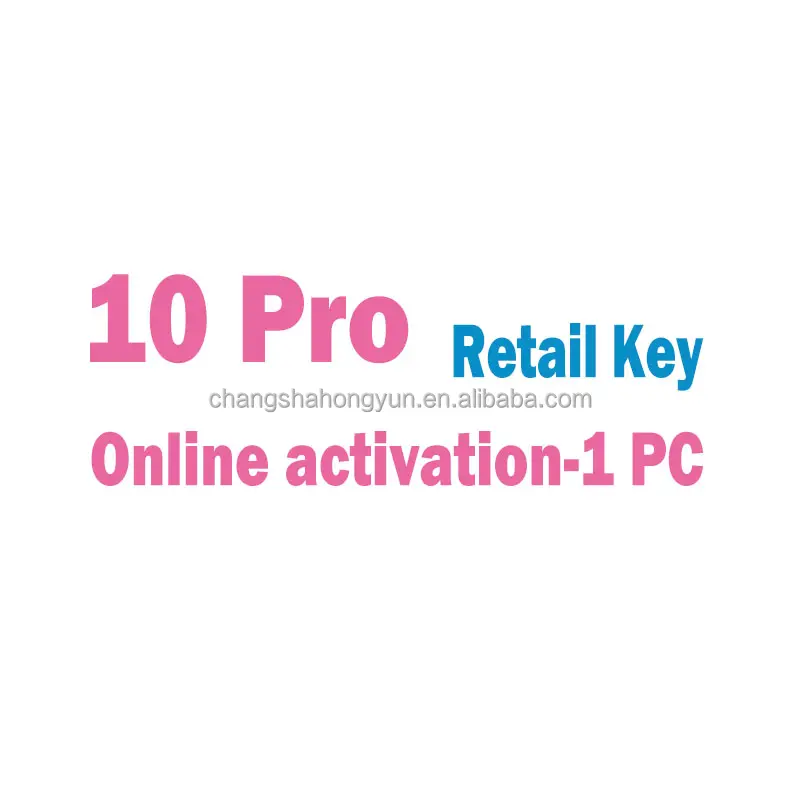 Win 10 Pro Retail Key 1 PC 100% Activación en línea Win 10 Pro Key Code Enviar por Ali Chat Page