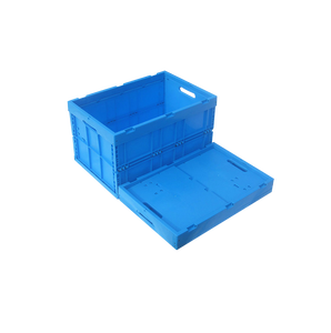 Customizable Yinhoo Logo Mesh Storage Tote Crate <strong>Container</strong> Box Foldable with Attached Lid for <strong>Logistics</strong> - Product Image 2