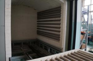 工业退火台式炉1400 ℃ 陶瓷烧结炉底炉带轴承用于陶炉热处理