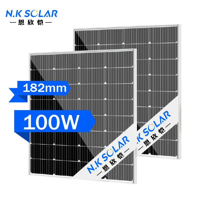 Giá rẻ 100 wát tấm pin mặt trời 100 Watt 150 watt panel năng lượng mặt trời để sử dụng nhà