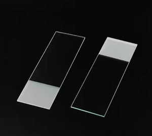 OEM personalizable 100PCs laboratorio vidrio microscopio diapositivas con cubierta de vidrio para aplicaciones médicas y químicas