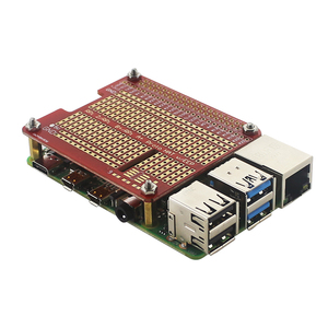 Raspberry Pi DIY Proto HAT Shield Erweiterungs platinen experiment mit roter GPIO-Platine für Raspberry Pi 4 Modell B/3B/3B