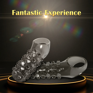 Casing kristal untuk pria, mainan dewasa cincin spermatore tahan lama, mainan seks Dildo dengan kotak - Product Image 3