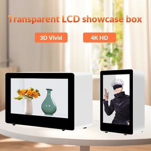 Android OS Transparent LCD Werbung Display 3D LCD Display Box Transparente Showcase Box für Fenster - Product Image 3