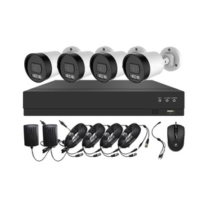 AHD Bullet kamera 4 kanallı CCTV güvenlik sistemi ile HD dijital Video kaydedici (DVR) kiti - Product Image 3