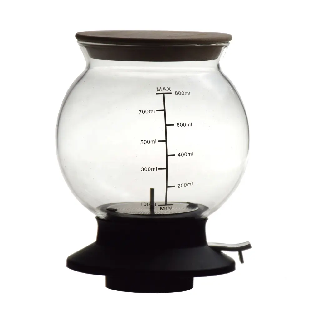 F819 New Drip/ Brew Coffee Maker Accessories Dutch Style Coffee Tea Maker 800ml Glass Pot For Home Office