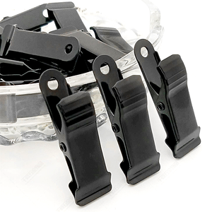 Kim loại mini mùa xuân Alligator clip kẹp bạc Alligator kẹp 1/2 inch rộng Cá Sấu kẹp mịn hàm cho công việc - Product Image 3