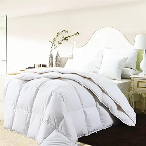 Combinação de duvet para casais, 2 duvet combinações de costura dupla branca premium enchimento de pena duvet quilt tamanho king down