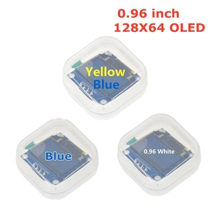 0,96 Zoll OLED IIC Serial White Display Modul 128 X64 I2C SSD1306 12864 LCD-Bildschirm platine GND VCC SCL SDA 0,96 "für Schwarz - Product Image 3