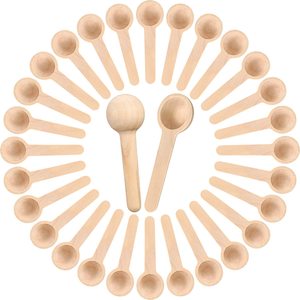 批发新奇定制Logo迷你小竹木咖啡豆茶量勺
