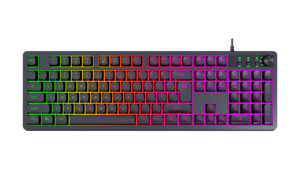RGB LED Backlit 104-<strong>Key</strong> Wired USB <strong>Computer</strong> Gaming <strong>Keyboard</strong> New Aluminium and ABS Material for Laptop and Desktop <strong>Use</strong> - Product Image 2