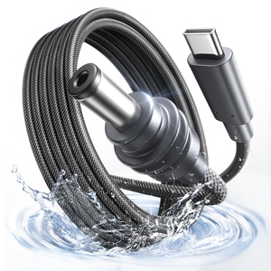 LISEN güvenilir su geçirmez Starlink Mini kablo 10FT USB C DC güç örgülü sağlam kordon için mobil 100W kurulum kaynağı - Product Image 1