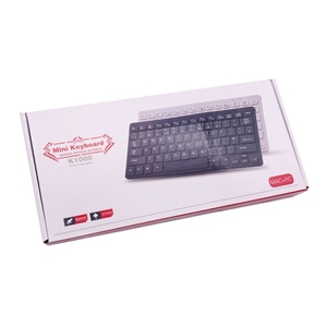 Mini teclado Multimedia K1000 de 87 teclas con interfaz USB de tecla FN Anti-Ghosting 3 teclas para uso en portátiles Nuevo producto