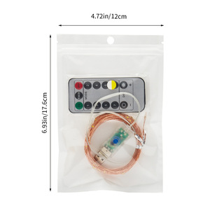 リモート制御usb銅線ストリングライト8機能低電圧スタークリスマス装飾ledライトストリング - Product Image 3