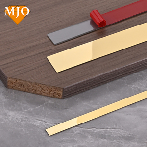 Customized Stainless Steel Gold Tile Trim Self-adhesive Tape for Renovation <strong>Projects</strong> Saves Installation Time. - Product Image 4