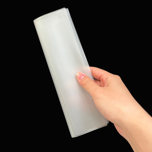 Factory Wholesale Pvc Transparent Book <strong>Cover</strong> Notebook protection Book <strong>Cover</strong> PVC Frosted Transparent Passport <strong>Cover</strong>