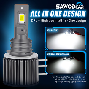 V W Golf 5 6 7 LED far ampulü yüksek güç H15 H15 76 watt 12V Led kafa işık dekoder otomobil parçaları Led far lambaları far ampulü s - Product Image 3
