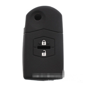 Colorful Flip Silicone Remote <strong>Key</strong> Fob Shell for <strong>Mazda</strong> 6 3 FAW Pentium B70 Two-button Flit Car <strong>Key</strong> - Product Image 4