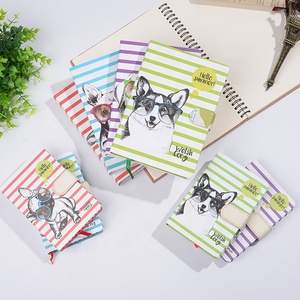 High Quality <strong>Striped</strong> Dog Student Stationery Diary Multicolor <strong>Notebook</strong>, Craft Paper <strong>Notebook</strong> 2065-1 - Product Image 6