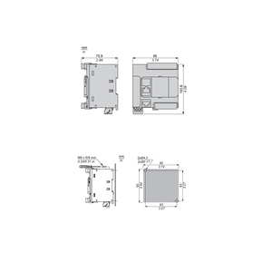 TM221CE16UインダストリアルPLCイーサネットPLCモジュールCE認証PLC Modicon M221コントローラ-16ポイント入力/出力 - Product Image 2