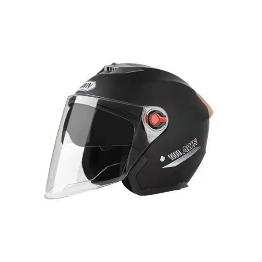 Quick Release Strap Half Face Women Motorcycle Riding Helmet for Scooter