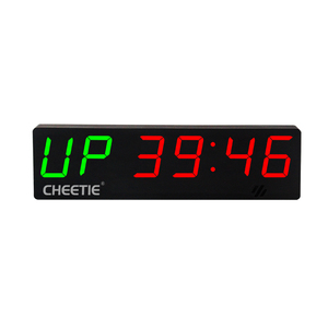 CHEETIE CP50D большие 4-дюймовые светодиодные настенные часы с цифровым таймером - Product Image 4