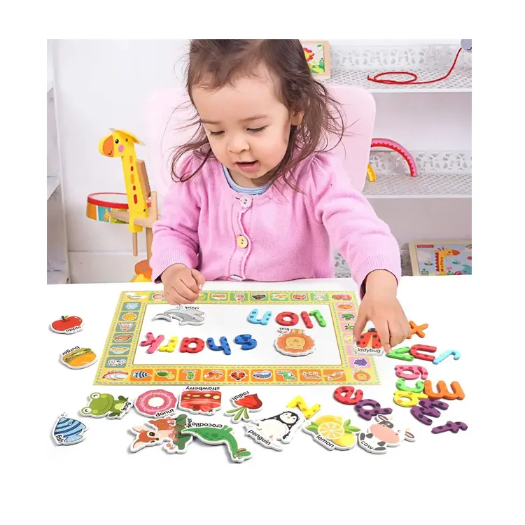 صغيرة لعبة ألعاب تعليمية إيفا الثلاجة المغناطيس ألعاب تعليمية للأطفال خيال والعد