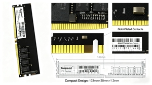Faspeed OEM 2666Mhz DDR4 RAM Bán buôn giá rẻ 4GB 8GB 16GB 32GB Bộ nhớ cho máy tính để bàn PC bộ phận máy tính trong kho - Product Image 3