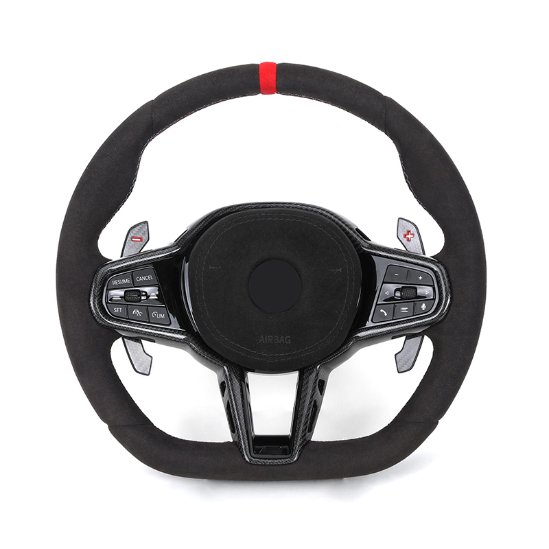 Full Alcantara+Red Strip