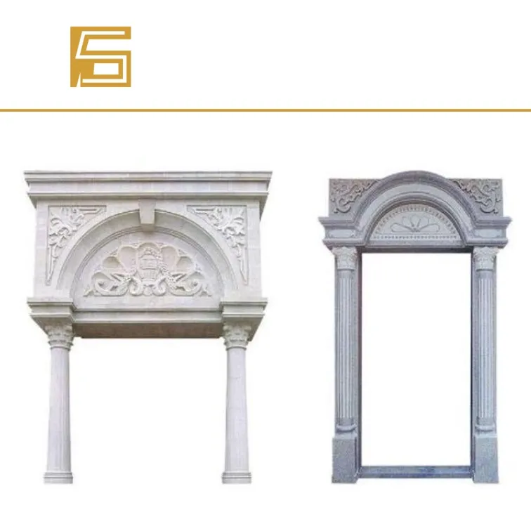 Décor arche sculpté pour intérieur de la fenêtre et de porte, cadre en pierre, nouveau design, livraison gratuite