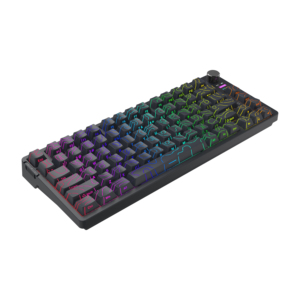 定制75% 垫片81键屏幕显示音量旋钮热插拔RGB 2.4G BT有线游戏鼠标键盘机械rgb键盘 - Product Image 4
