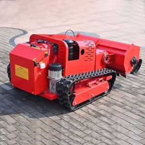 Cortador de césped alto de alta calidad, buen fabricante, cortacésped de cadena de Control remoto, cortacésped de pista de gran potencia - Product Image 3
