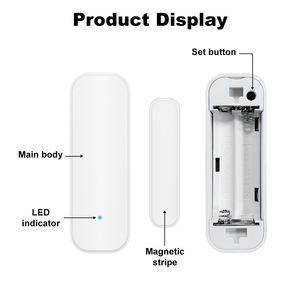 Alexa ve Googl yardımcısı ses kontrolü Tuya WIFI kapı alarmı sistemi akıllı ev kapı pencere sensörü - Product Image 6
