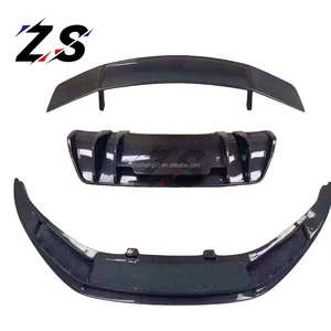 ZS ตัวกระจายขอบด้านหน้าคาร์บอนไฟเบอร์, ชุดตัวถังหลังสปอยเลอร์สำหรับรถ Audi R8อัพเกรดปรับโฉม - Product Image 2