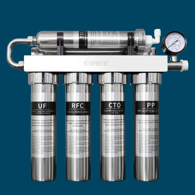 Reinigen Sie lebendes Wasser 0,01 um Wasser reinigung Home Ultra filtration systeme 5 Stufen Wasserfilter für Küchen spüle mit Wasserhahn