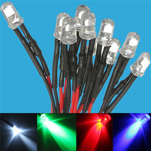 5mm RGB LED Emitting Micro indicatore Arduino rosso verde blu Multicolor catodo anodo comune 3V diodo pre cablato fai da te - Product Image 2