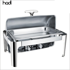 Hadi 9L hình chữ nhật thép không gỉ thực phẩm ấm hơn cho khách sạn nhà hàng bán buôn tự chọn đồ nấu nướng nóng lên giữ thiết bị - Product Image 4