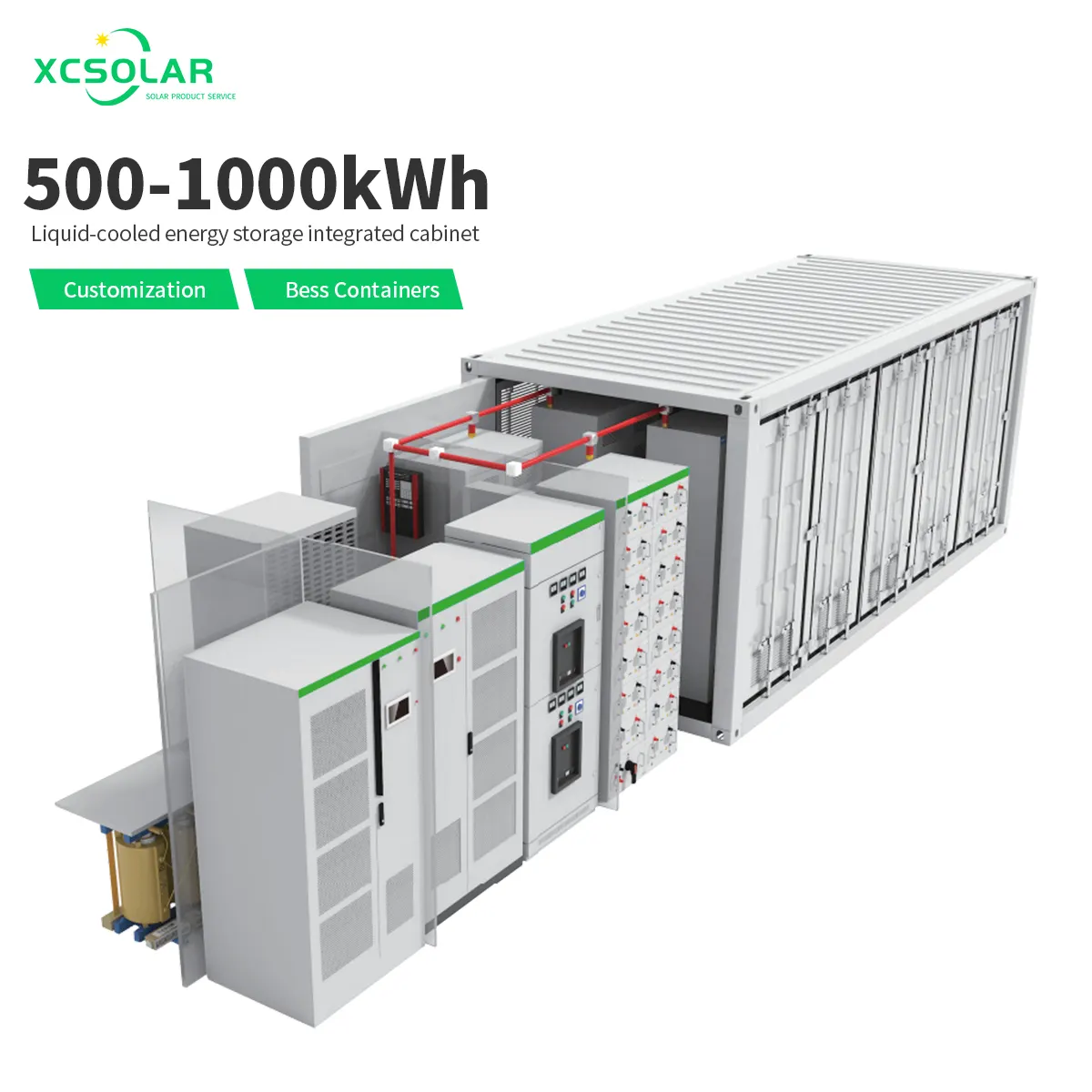 Daya tertinggi 1 Mw Off Grid tenaga surya instalasi miring dipasang 1Mwh 1,5mwh 2Mwh sistem tanah surya